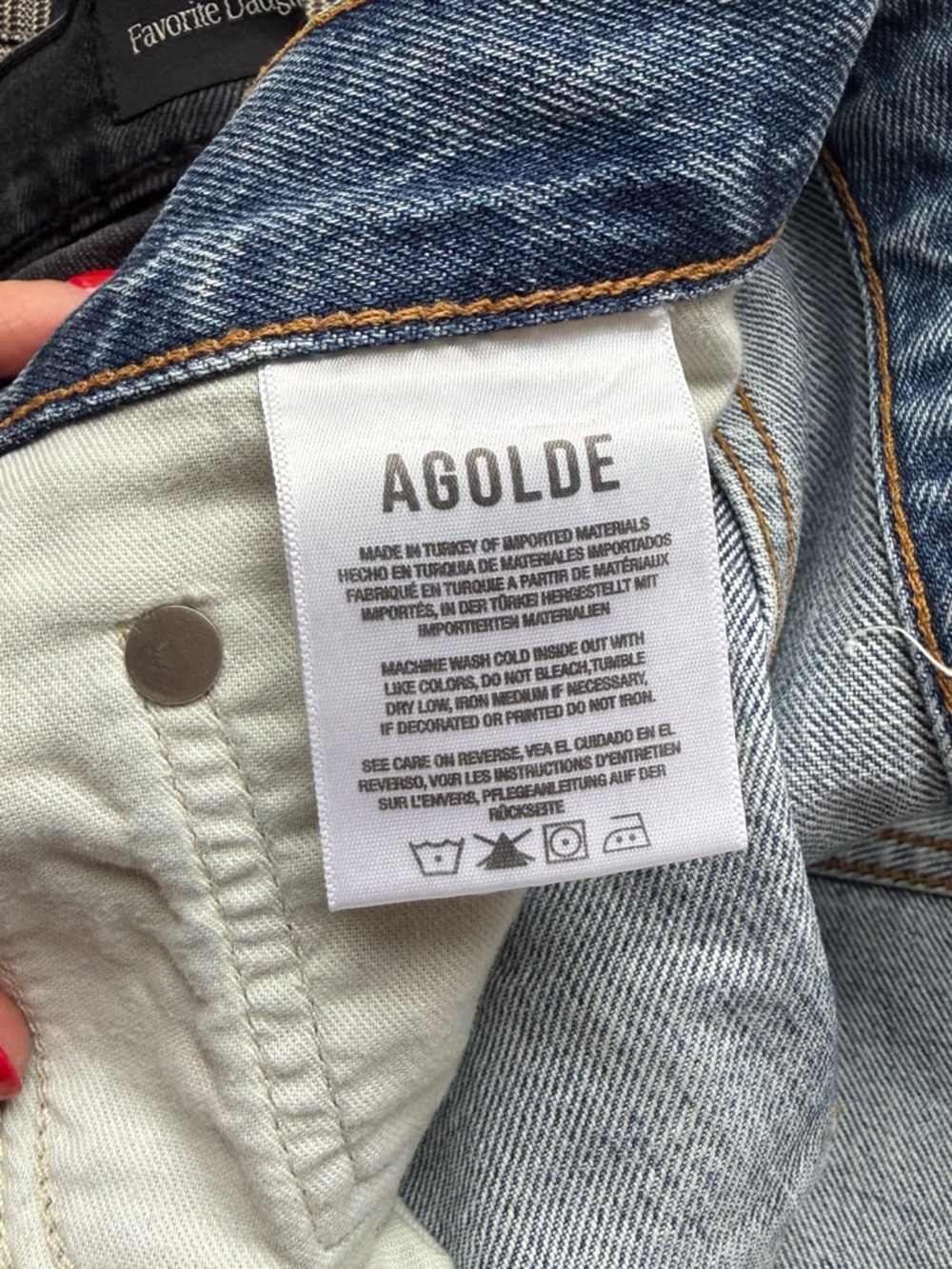 AGOLDE 90's Pinch Waist Jeans Size 30 - Picture 6 of 11